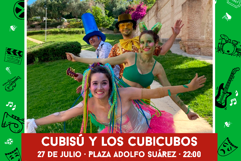 CUBISÚ Y LOS CUBICUBOS TRAEN EL MEJOR TEATRO INFANTIL A LA PROGRAMACIÓN DE CULTURA EN LA CALLE