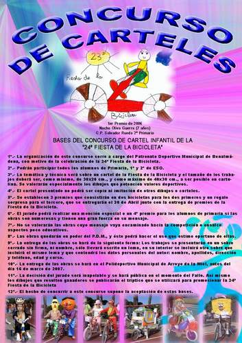 Concurso de carteles de la 24ª Fiesta de la Bicicleta