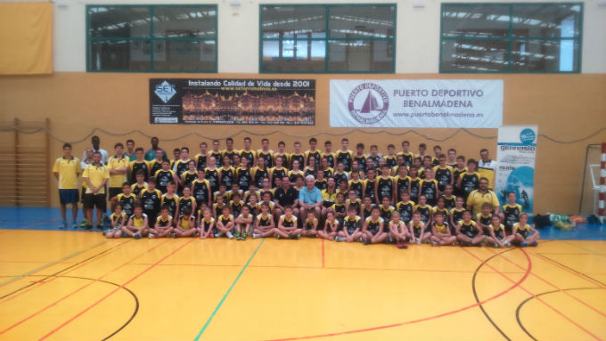 El Polideportivo de Arroyo de la Miel acogió el Campus de tecnificación Baloncesto