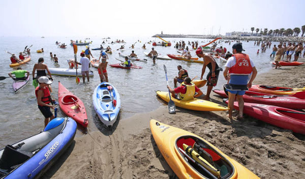 Celebrada con éxito la 18º Concentración de Piraguas-Costa del Sol