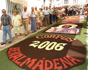 Celebración del Corpus christi de Benalmádena 2006