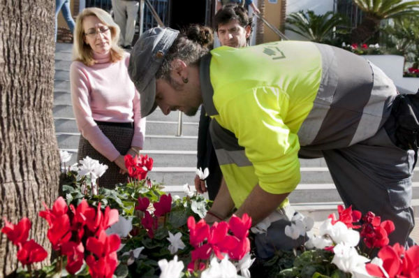 El consistorio procede a la colocación de cerca de 5.000 pascueros por todo el municipio