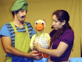 Teatro: Cuentos animados, El paitio feo, el principe feliz, los tres cerditos