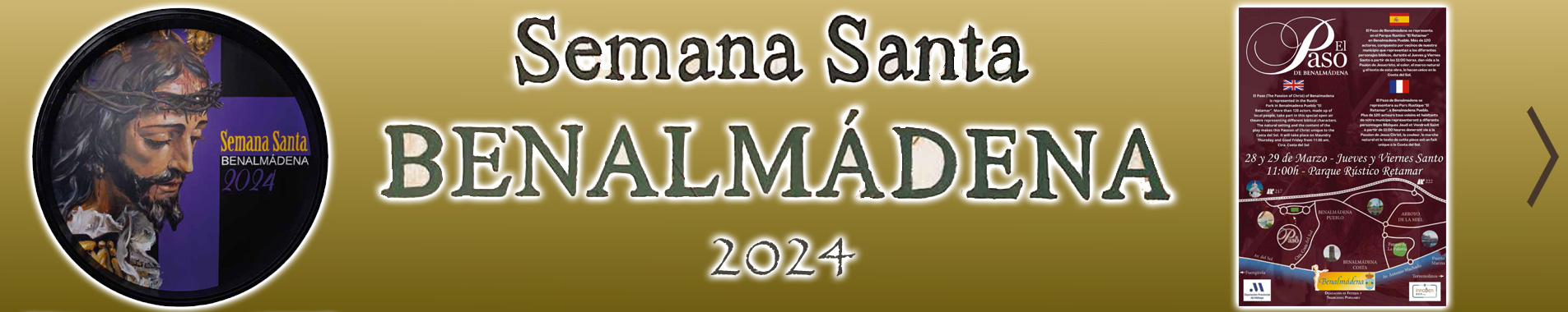 Descargar Programa Horarios e Itinerarios Semana Santa Benalmádena (Málaga) 2024