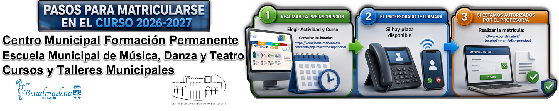 Nuevas Matrículas curso 2026-2027