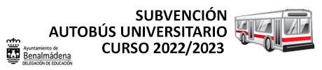 Subvención Transporte Universitario 2022/2023