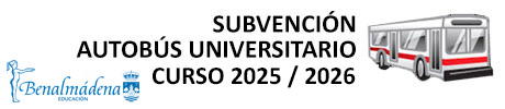 Subvención transporte universitario 2025-2026