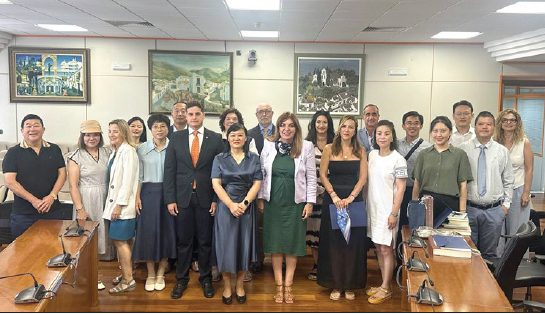 A DELEGATION FROM THE CHINESE CITY OF DONGYING VISITED BENALMADENA