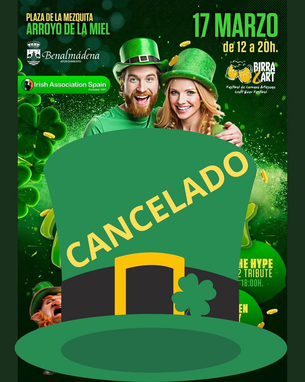 CANCELLATION OF ST. PATRICK'S DAY