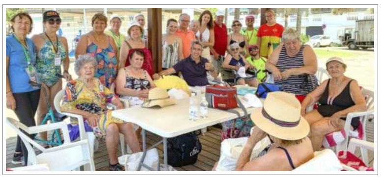 BENALMÁDENA STARTS ITS ADAPTED BATHING SEASON AT MALAPESQUERA BEACH, DISTINGUISHED AS ONE OF THE MOST INCLUSIVE IN THE PROVINCE OF MALAGA