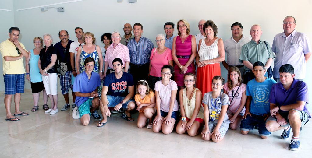 The Mayoress of Benalmadena was present at the closing ceremony of the Summer English Workshops