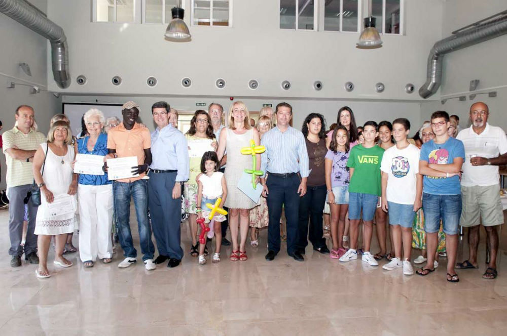 The Mayoress of Benalmadena at the closing ceremony of the Summer Language Workshops