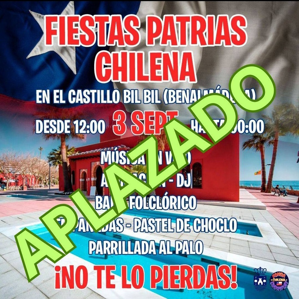 POSTPONED THE CELEBRATION OF CHILE DAY