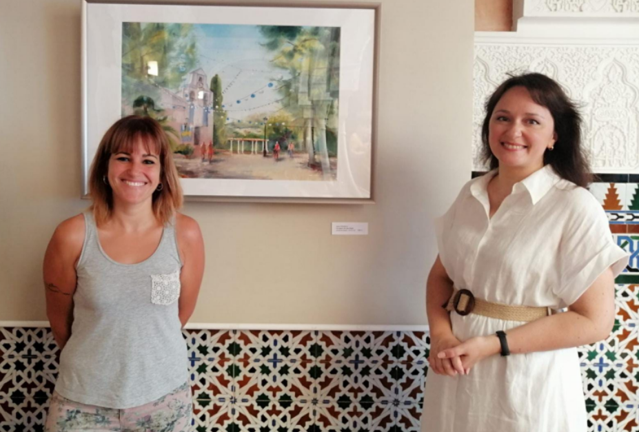 Exhibition of paintings from Anna Stebakova at Castillo Bil-Bil 
