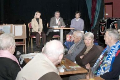 Meeting with the members of Friendly Club