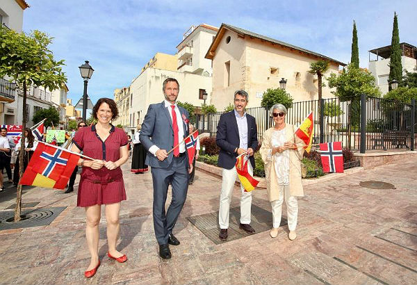 Norwegian National Day celebration in Arroyo de la Miel