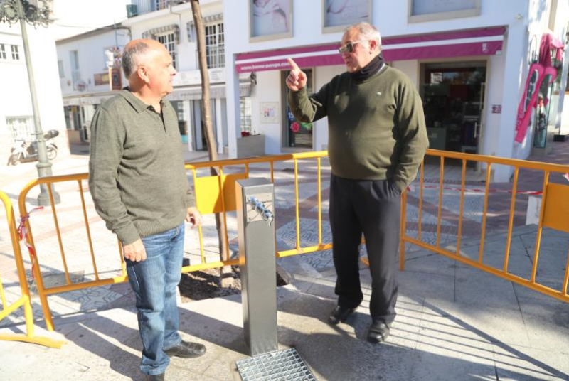 Servicios Operativos inicia un plan de instalación y mejora de fuentes públicas.
