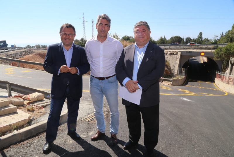 HOY HAN ABIERTO AL TRÁFICO LOS ACCESOS PROVISIONALES A BENALMÁDENA DEL KM.222