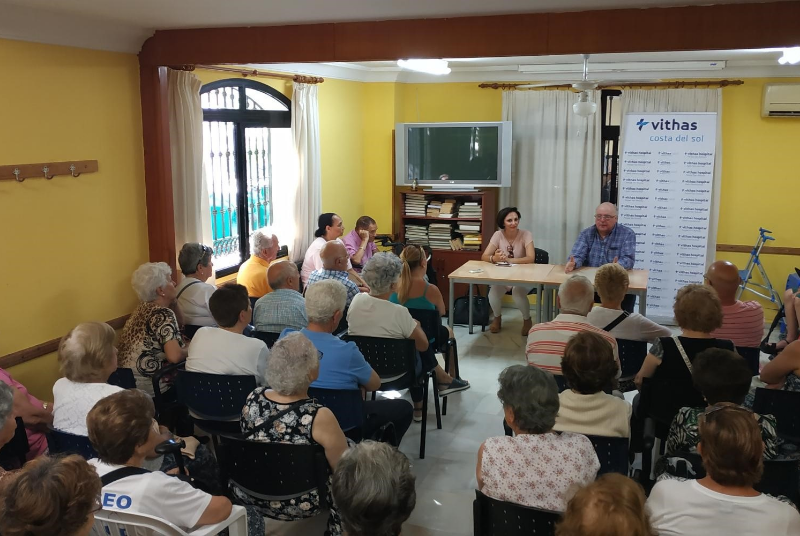 CONTINÚA EL CICLO DE CONFERENCIAS GRATUITAS ‘EDUCACIÓN PARA LA SALUD, ORGANIZADO POR EL AYUNTAMIENTO Y VITHAS XANIT