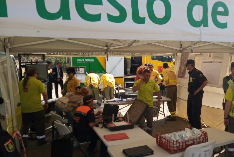 BOMBEROS DE BENALMÁDENA PARTICIPAN EN EL SIMULACRO PROVINCIAL DEL PLAN INFOCA
