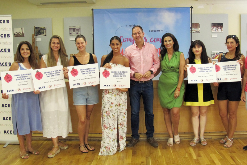 CENTRO DE ESTÉTICA VERGARA Y ESCUELA DE DANZA LA SULTANA, GANADORES DE LOS CONCURSOS DE FERIA DE SAN JUAN ORGANIZADOS POR LA ACEB