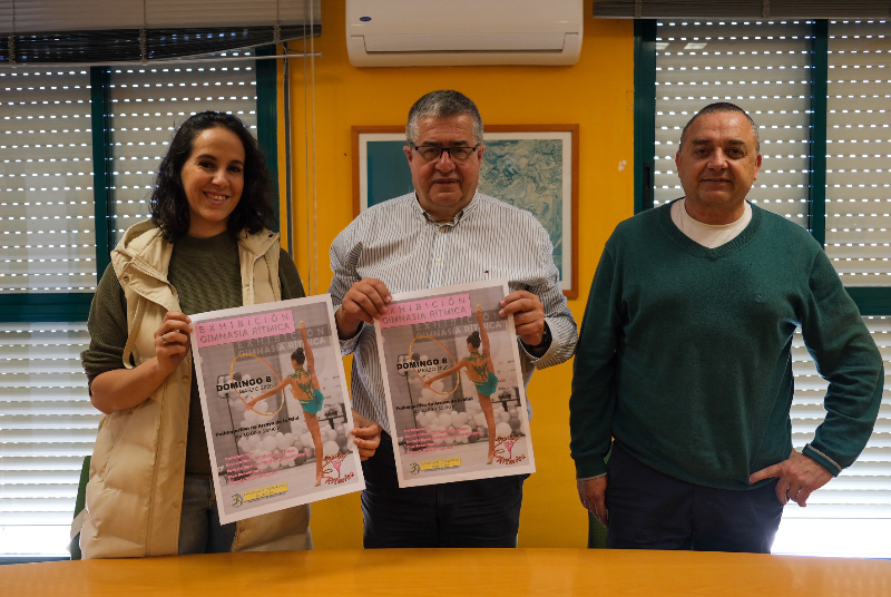 EL POLIDEPORTIVO DE ARROYO DE LA MIEL ACOGE EL DOMINGO UNA NUEVA EXHIBICIÓN DE GIMNASIA RÍTMICA
