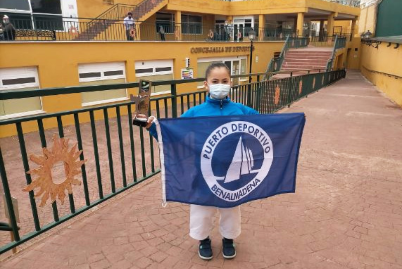 LA JOVEN BENALMADENSE ORNELLA ROCHA VUELVE A PROCLAMARSE CAMPEONA DE ANDALUCÍA DE KÁRATE 