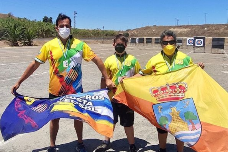 EL CD ARQUEROS COSTA DEL SOL COPA LA PARTE ALTA DEL PODIO EN EL CAMPEONATO PROVINCIAL DE TIRO CON ARCO