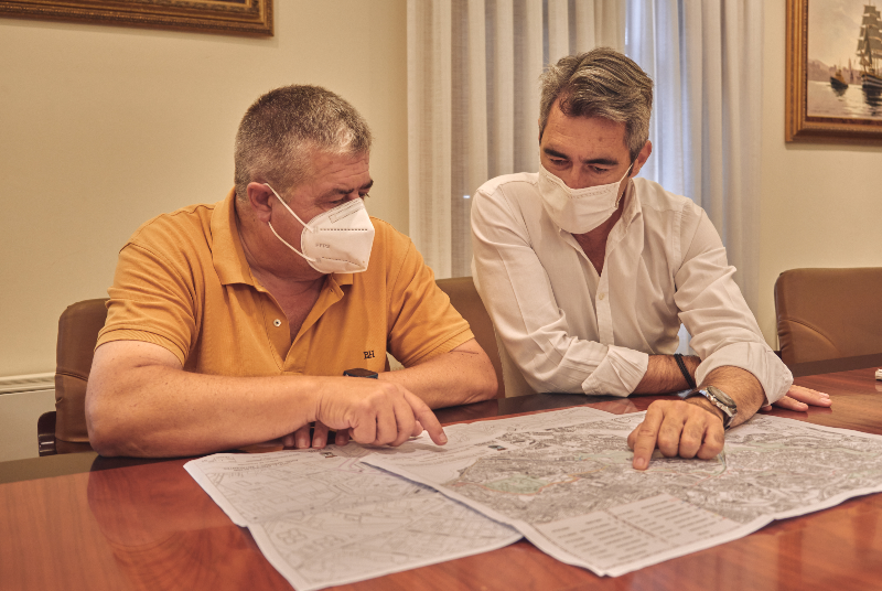 EL ALCALDE ADELANTA DOS DE LAS GRANDES ACTUACIONES PARA 2022: LA REMODELACIÓN DE LA AVENIDA GARCÍA LORCA Y LA RENOVACIÓN DEL ACERADO EN GAMONAL