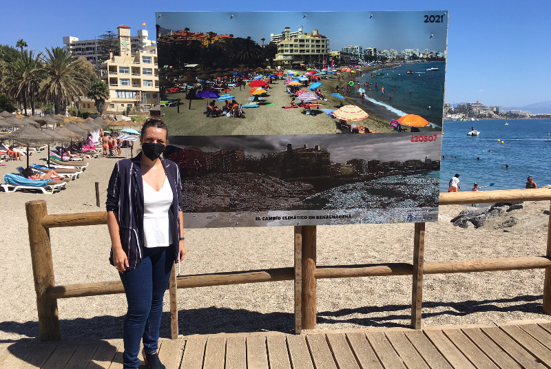 LA CONCEJALÍA DE PLAYAS LANZA UNA IMPACTANTE CAMPAÑA DE CONCIENCIACIÓN SOBRE LAS CONSECUENCIAS DEL CAMBIO CLIMÁTICO