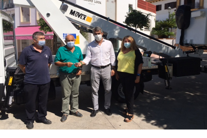 SERVICIOS OPERATIVOS AVANZAN EN LA RENOVACIÓN DE SU PARQUE MÓVIL CON LA ADQUISICIÓN DE UN NUEVO CAMIÓN CANASTA