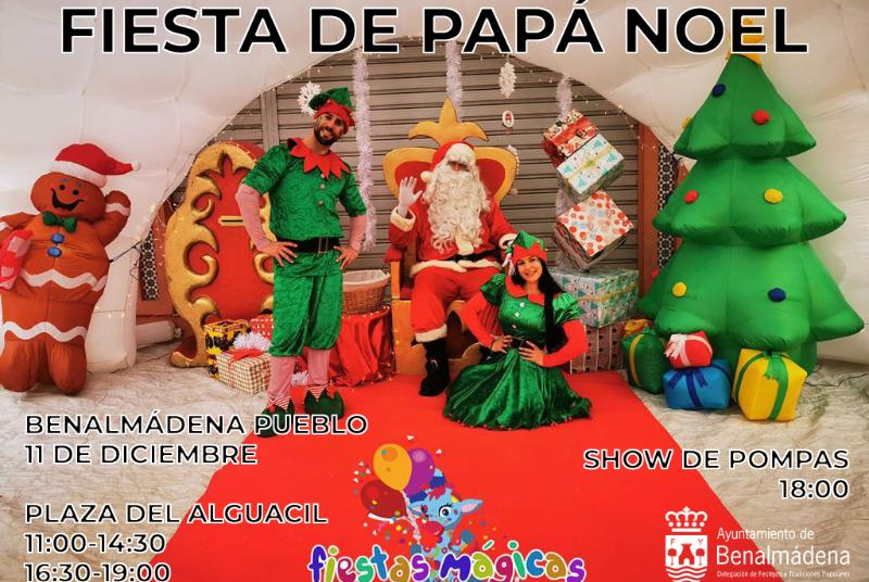 BENALMÁDENA PUEBLO Y ARROYO DE LA MIEL ACOGERÁN ESTE FIN DE SEMANA SUS FIESTAS DE PAPA NOEL