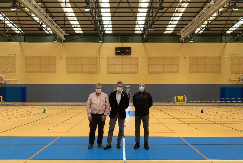 FINALIZAN LOS TRABAJOS DE REMODELACIÓN Y MEJORA DEL PABELLÓN DEL POLIDEPORTIVO DE ARROYO DE LA MIEL