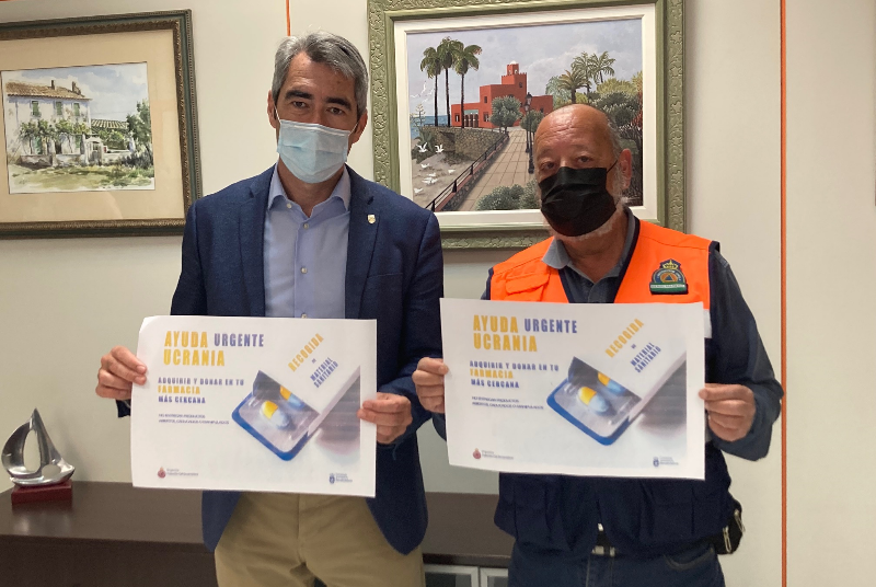 PROTECCIÓN CIVIL DE BENALMÁDENA IMPULSA UNA CAMPAÑA DE RECOGIDA DE PRODUCTOS DE PRIMEROS AUXILIOS PARA UCRANIA