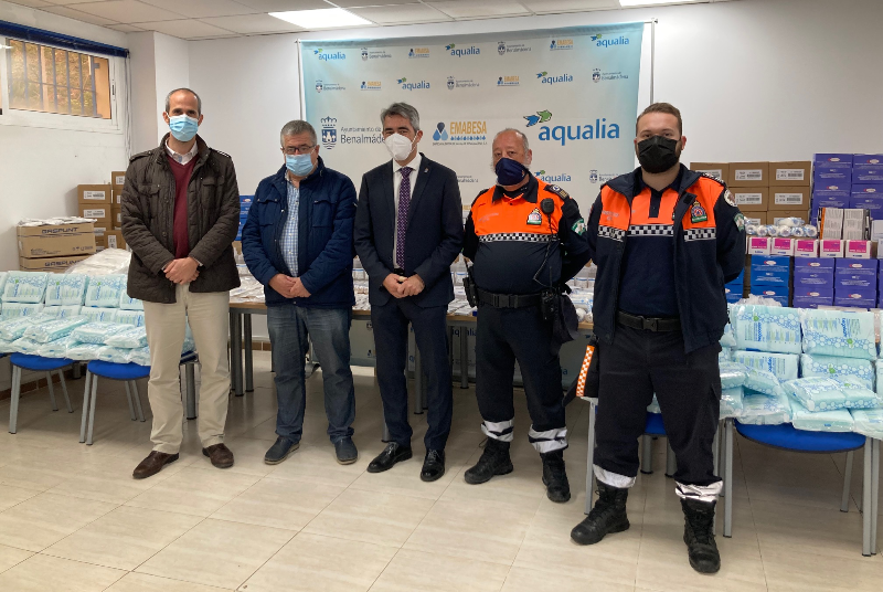 EMABESA DONA A UCRANIA 15.000 ARTÍCULOS DE MATERIAL SANITARIO