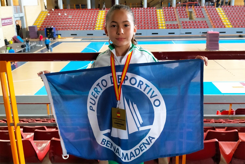 LA BENALMADENSE ORNELLA ROCHA SE PROCLAMA DE NUEVO CAMPEONA DE ESPAÑA DE KARATE INFANTIL