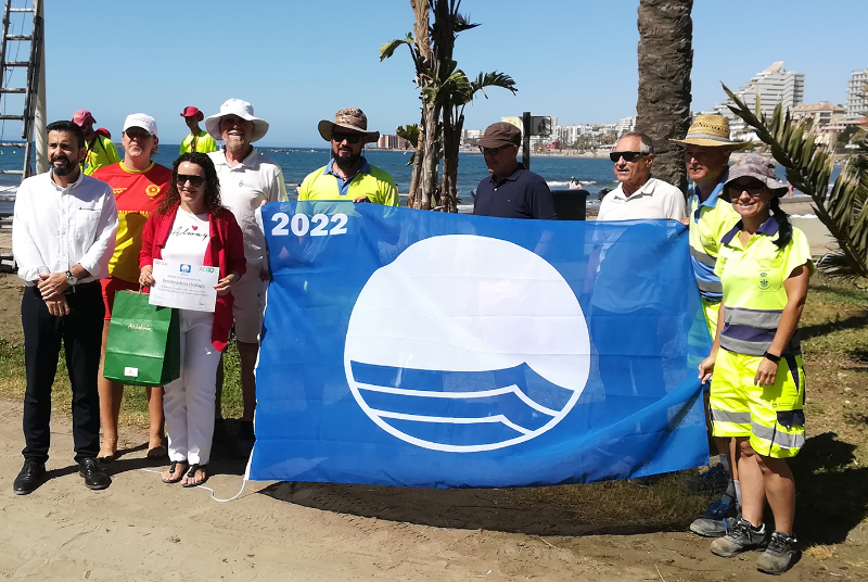 LAS PLAYAS DE BENALMÁDENA RENUEVAN SUS BANDERAS AZULES POR SEXTO AÑO CONSECUTIVO