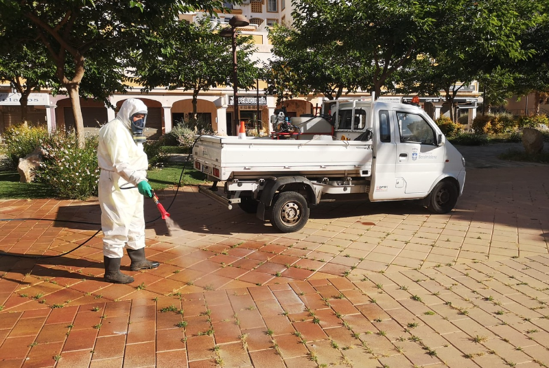 SERVICIOS OPERATIVOS REANUDAN LAS LABORES DE DESBROCE