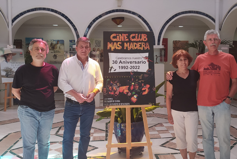 EL CINE-CLUB ‘MÁS MADERA’ CELEBRA SU 30 ANIVERSARIO CON UNA EXPOSICIÓN EN LA CASA DE LA CULTURA