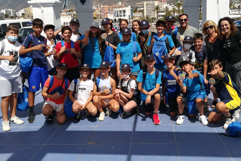 LA CLASE DE LA GANADORA DEL CONCURSO DE CHRISTMAS DEL PUERTO DISFRUTA DE UNA JORNADA LÚDICA
