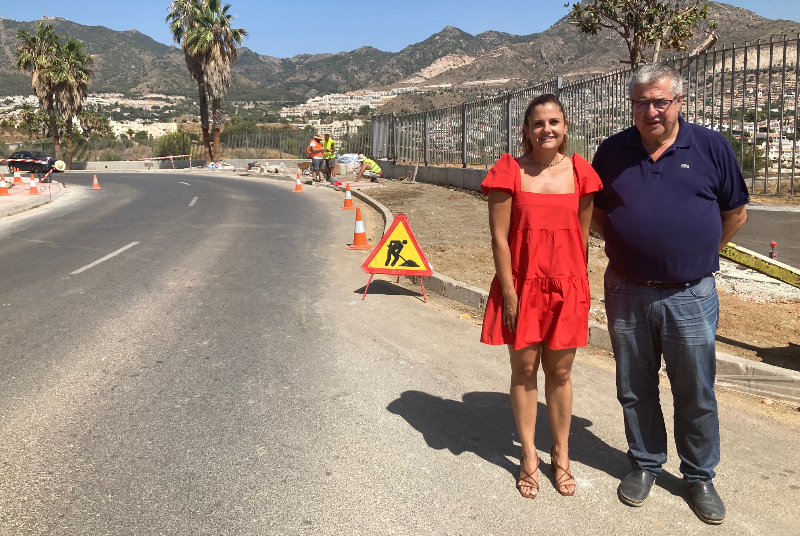 LAS OBRAS DE MEJORA EN CALLE P YA ESTÁN FINALIZADAS EN CASI UN 50%