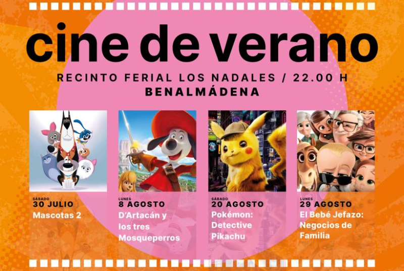 EL RECINTO FERIAL DE LOS NADALES ACOGERÁ UN CICLO DE VERANO CON PELÍCULAS FAMILIARES