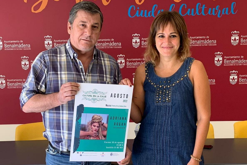 ADRIANA ROGAN TRAERÁ SU FUSIÓN DE ESTILOS MUSICALES AL CASTILLO EL BIL-BIL EL PRÓXIMO VIERNES 19