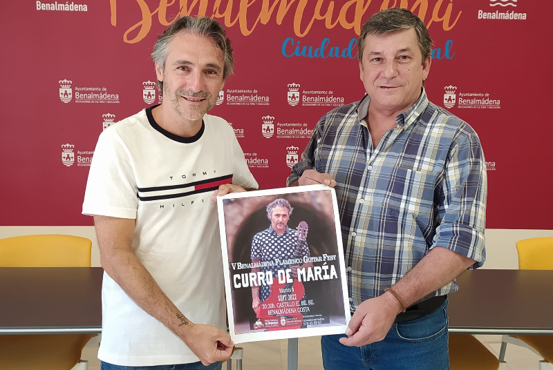 EL V BENALMÁDENA FLAMENCO GUITAR FEST CONTINÚA MAÑANA MARTES 6 CON LA ACTUACIÓN DE CURRO DE MARÍA