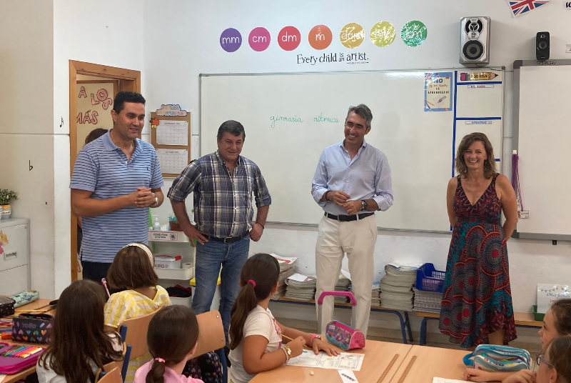 MÁS DE 5.600 ESCOLARES HAN INICIADO HOY EL CURSO 2022/2023 EN LOS CENTROS EDUCATIVOS DE BENALMÁDENA
