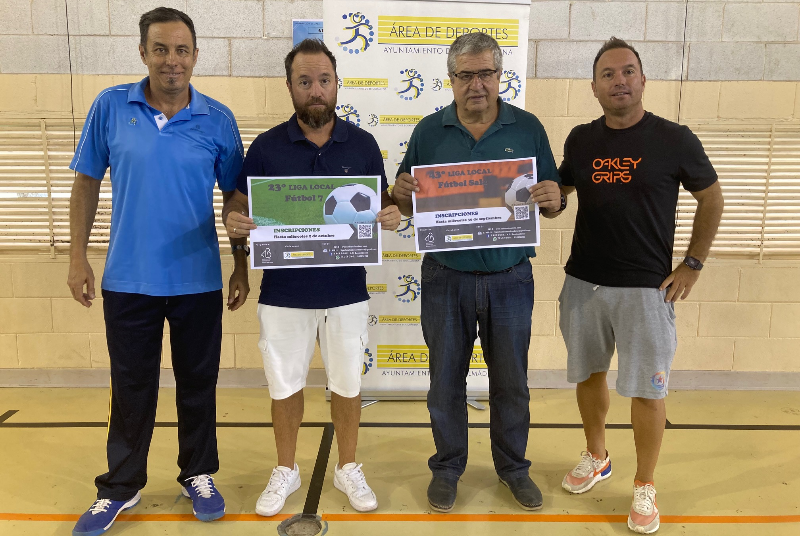 ARRANCA EL PLAZO DE INSCRIPCIÓN EN LAS LIGAS LOCALES DE FÚTBOL 7 Y FÚTBOL-SALA