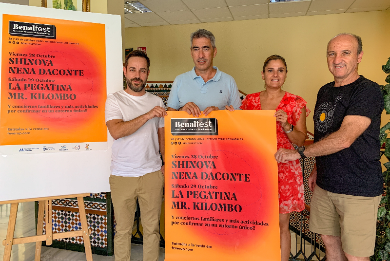 LA PEGATINA, SHINOVA, NENA DACONTE Y MR. KILOMBO, CABEZAS DE CARTEL DEL BENALFEST 2022