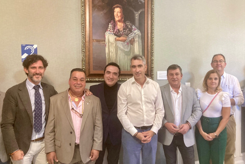 EL RETRATO DE IMPERIO ARGENTINA REALIZADO POR ANTONIO MONTIEL LUCE DESDE HOY EN LA ENTRADA DEL SALÓN DE ACTOS DE LA CASA DE LA CULTURA 