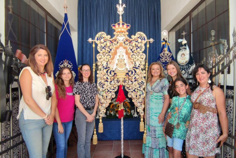 LA CONCEJALAS PILAR RAMÍREZ E IRENE DÍAZ ACOMPAÑARON A LA HERMANDAD DEL ROCÍO DE ARROYO DE LA MIEL EN SU PEREGRINACIÓN A LA ALDEA DEL ROCÍO