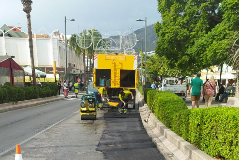 SERVICIOS OPERATIVOS CONTINÚAN CON EL PLAN DE REPARACIÓN DE BACHES